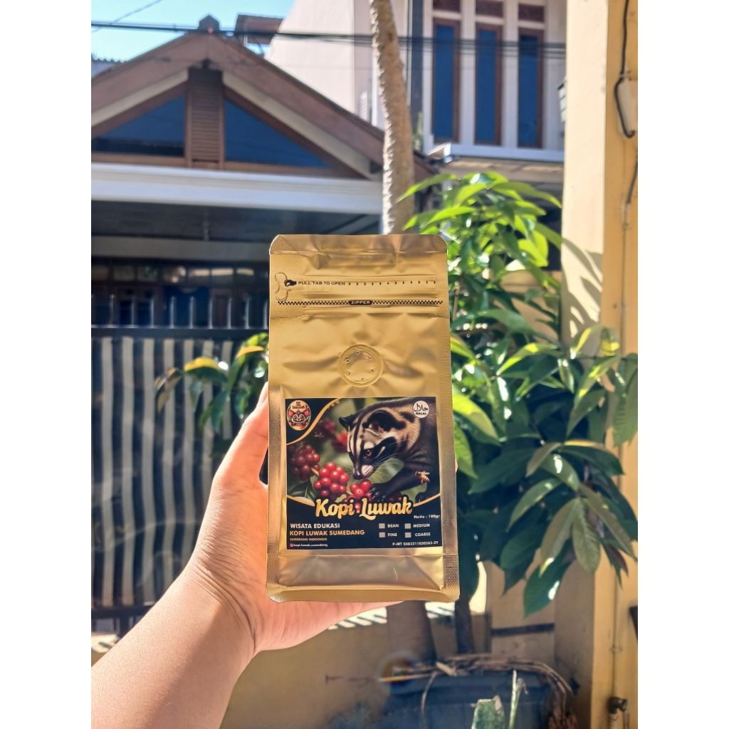 Kopi Luwak 100gr Arabika 100% Asli – Biji Kopi Luwak Murni Premium | Rasa Halus & Autentik
