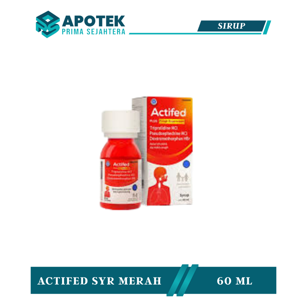 ACTIFED MERAH SYRUP / ACTIFED PLUS COUGH SUPPRESANT SYRUP