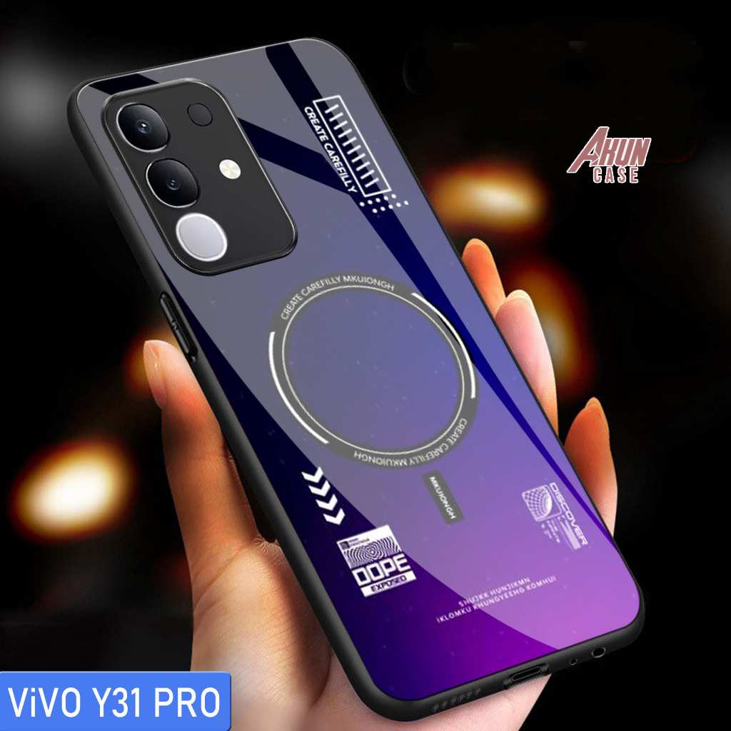 Softcase Glass Kaca Vivo Y31 Pro- Casing Hp Terbaru - Case Hp Vivo Y31 Pro - Softcase Vivo Y31 Pro -