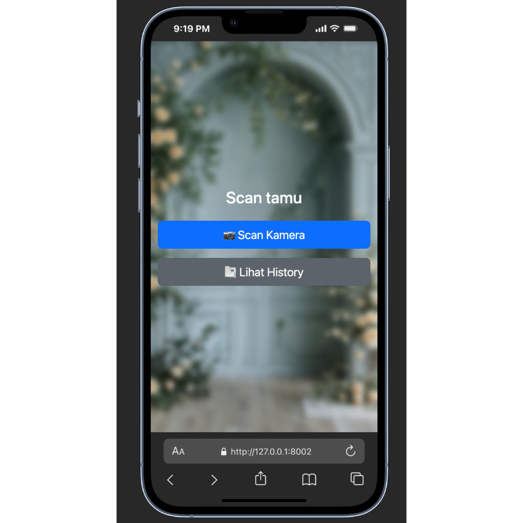 Sistem Buku tamu online berbasis QR CODE