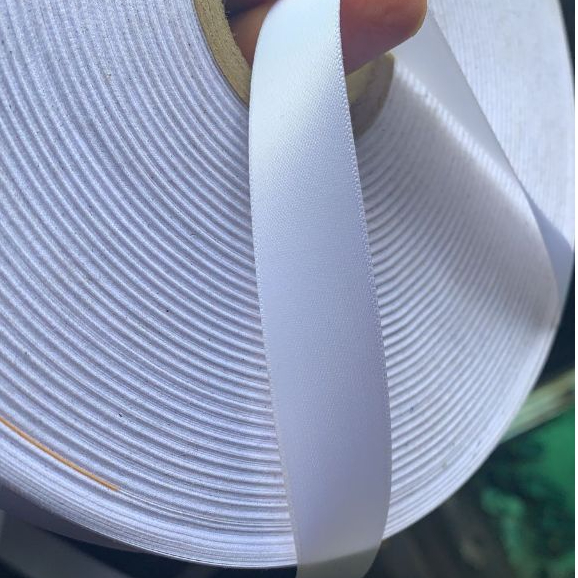 Ready pita satin import 180 meter  bahan label satin polos satin polos pita label - 2.5cm