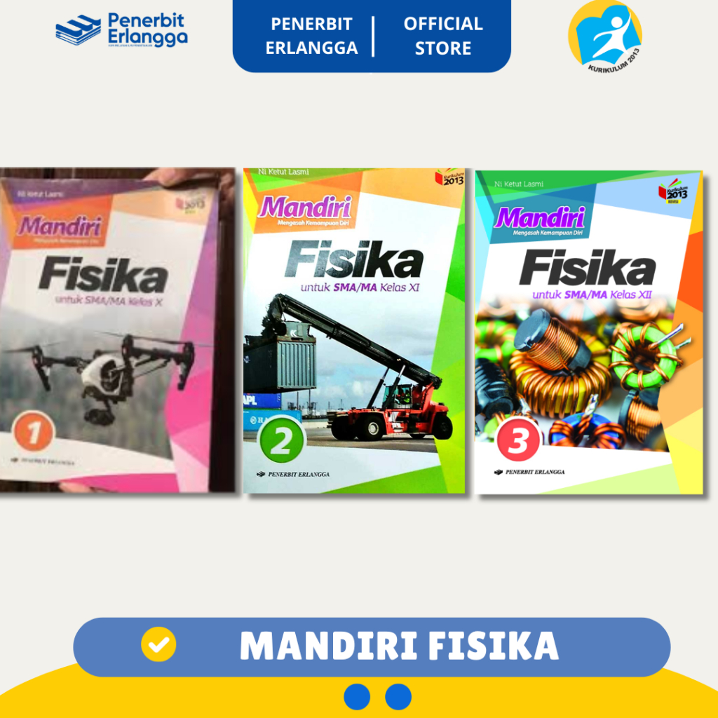 [Erlangga Official] Buku Soal: Mandiri Fisika Sma Kelas 10 11 12