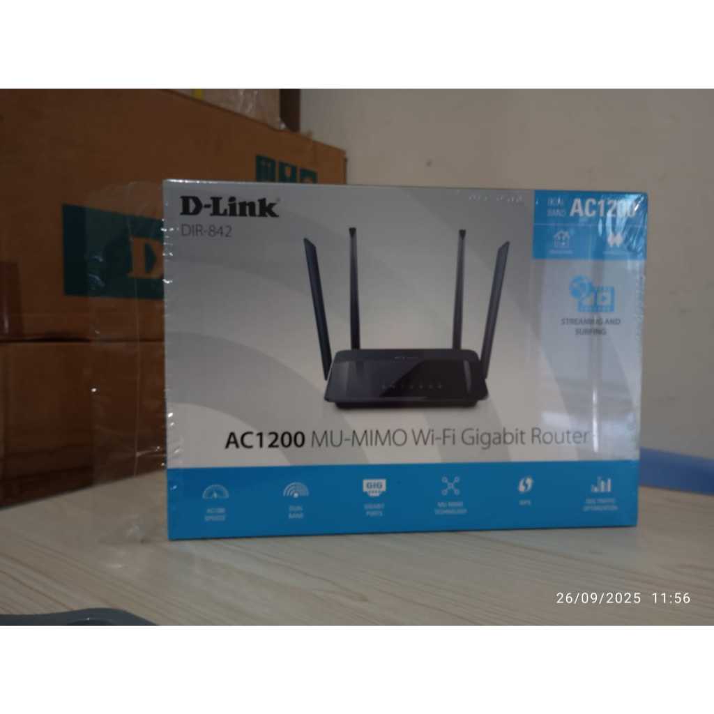 D-LINK ROUTER WIRELESS DIR-842 AC1200 MU-MIMO wifi Router