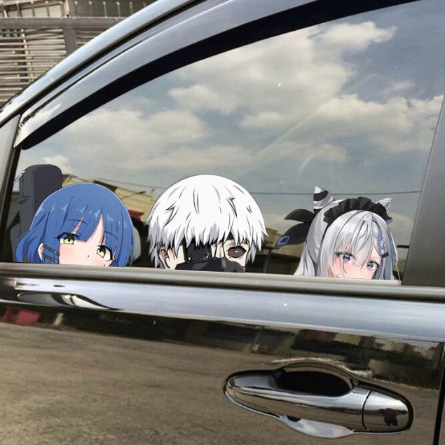 Koleksi Stiker Anime Random - Stiker Anime Random Cocok Untuk Kaca Mobil Stiker Helm Stiker Laptop d