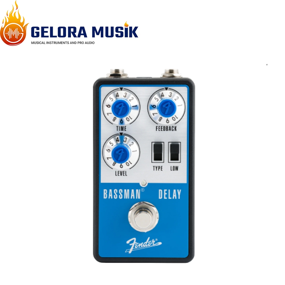 Pedal Efek Gitar Fender Bassman Delay Bass