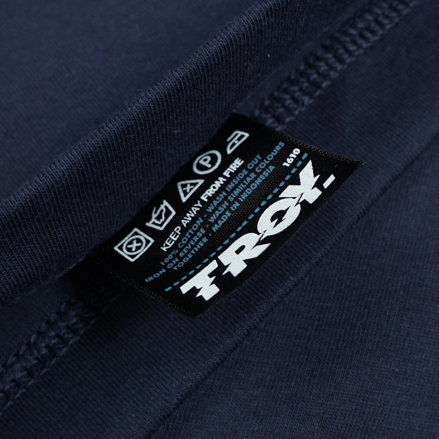 Troy Company Neck Stripe Tshirt Navy Astralis - Kaos Lengan Pendek Kaos Biru Navy KST 3327-2N2O