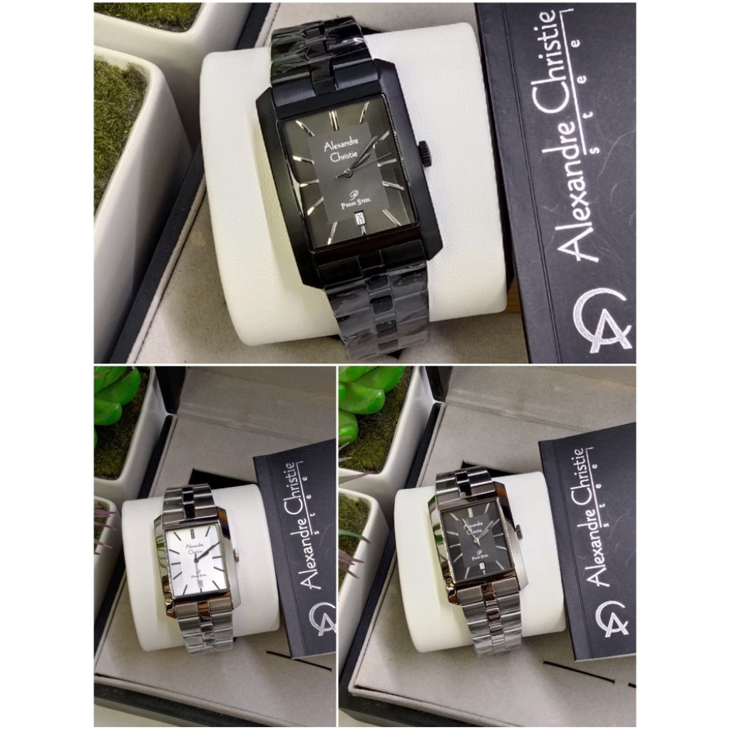 Jam tangan wanita Alexandre Christie AC 1019 LD Stainless Steel Original
