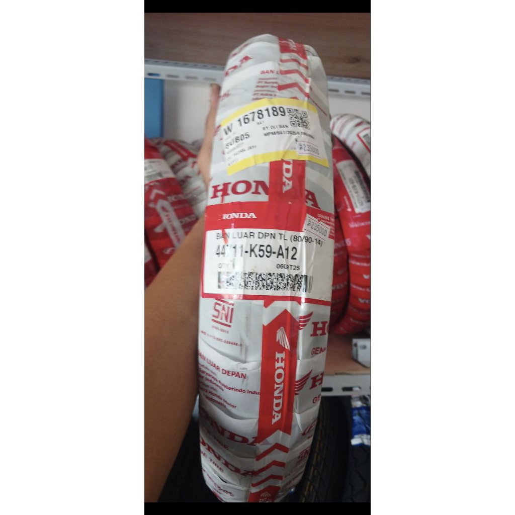 BAN FEDERAL HONDA 80/90-14 TUBELESS