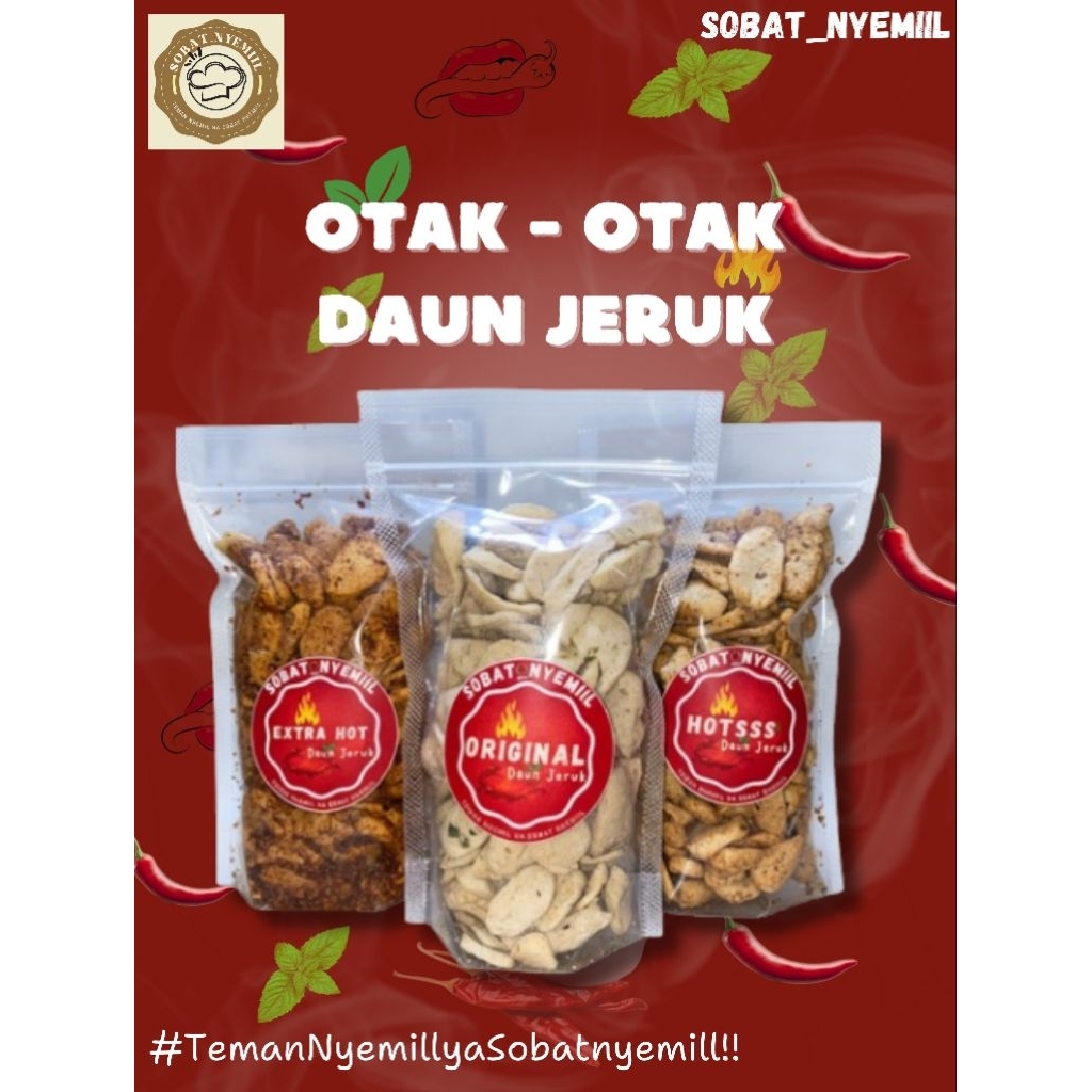 Otak Otak Kering | extra pedas | julid level | bumbu daun jeruk | termurah