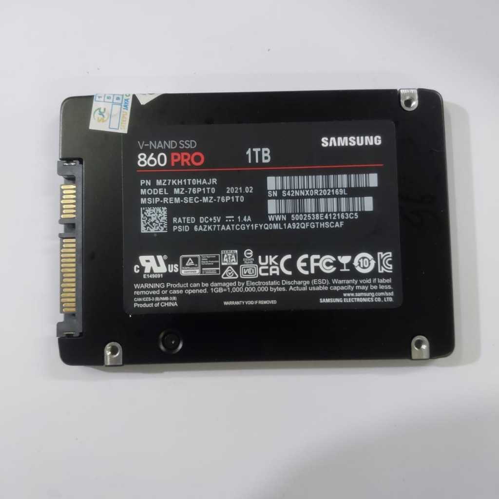 SSD 1TB 2,5inch Sata 3 samsung pro murah ssd samsung 1TB sata III second original