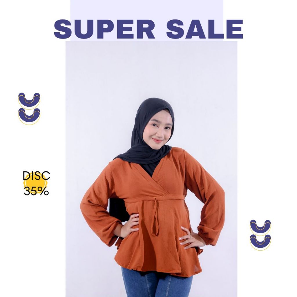 AIKO SHIRT BLOUSE/ KEMEJA KERUT WANITA AIKO SHIRT BLOUSE/KEMEJA REMAJA KEKINIAN Blus Stylish