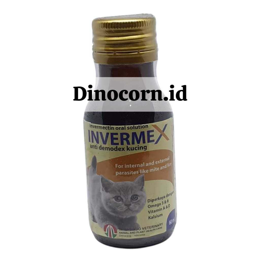 INVERMEX anti demodex kucing dengan oral 60 ml bukan spray