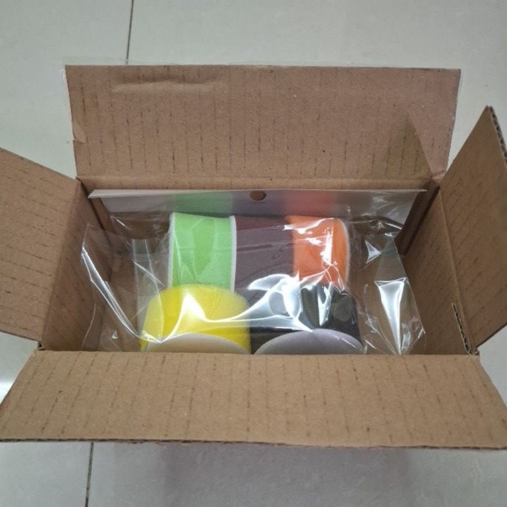 Busa Poles 2 Inch set Isi 5 Pcs / Busa poles Velcro Mobil Motor Helm.