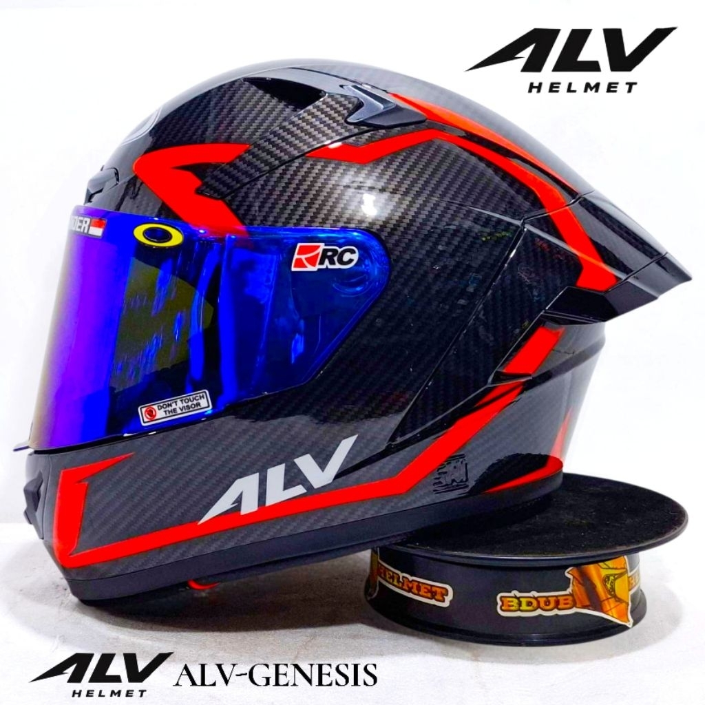 Helm ALV Genesis carbon paket ganteng original ALV