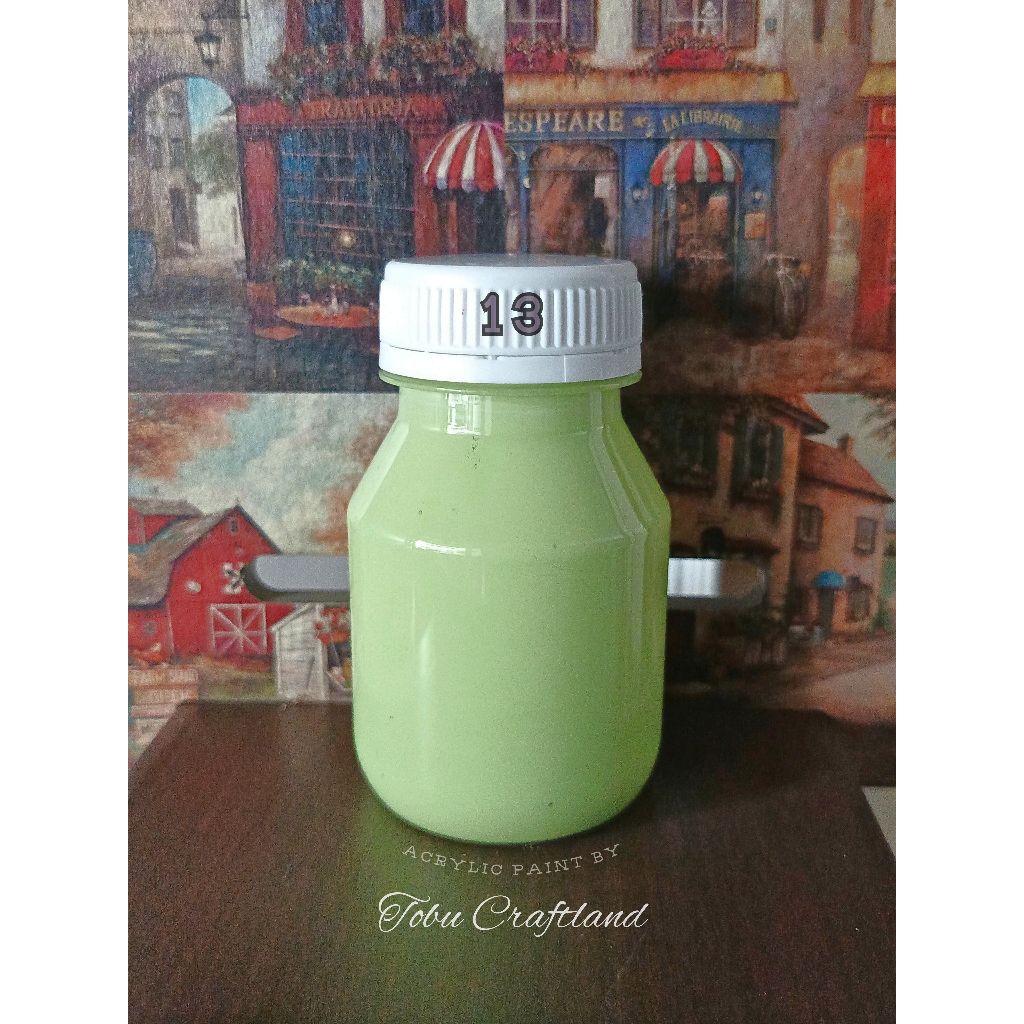 Cat Akrilik No.13 120ml | Acrylic Paint by Tobu | Anti-crackle | Eco friendly