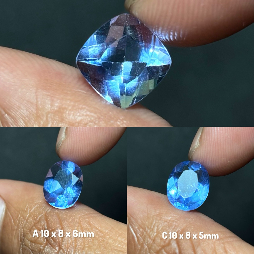 natural color change flourite / batu permata ccf /batu permata flourite asli