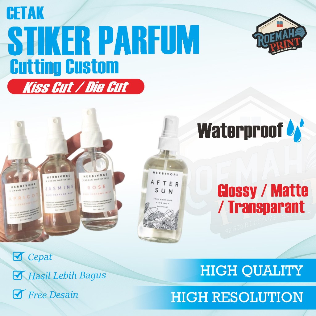Parfum Stiker | Cetak Stiker Parfum