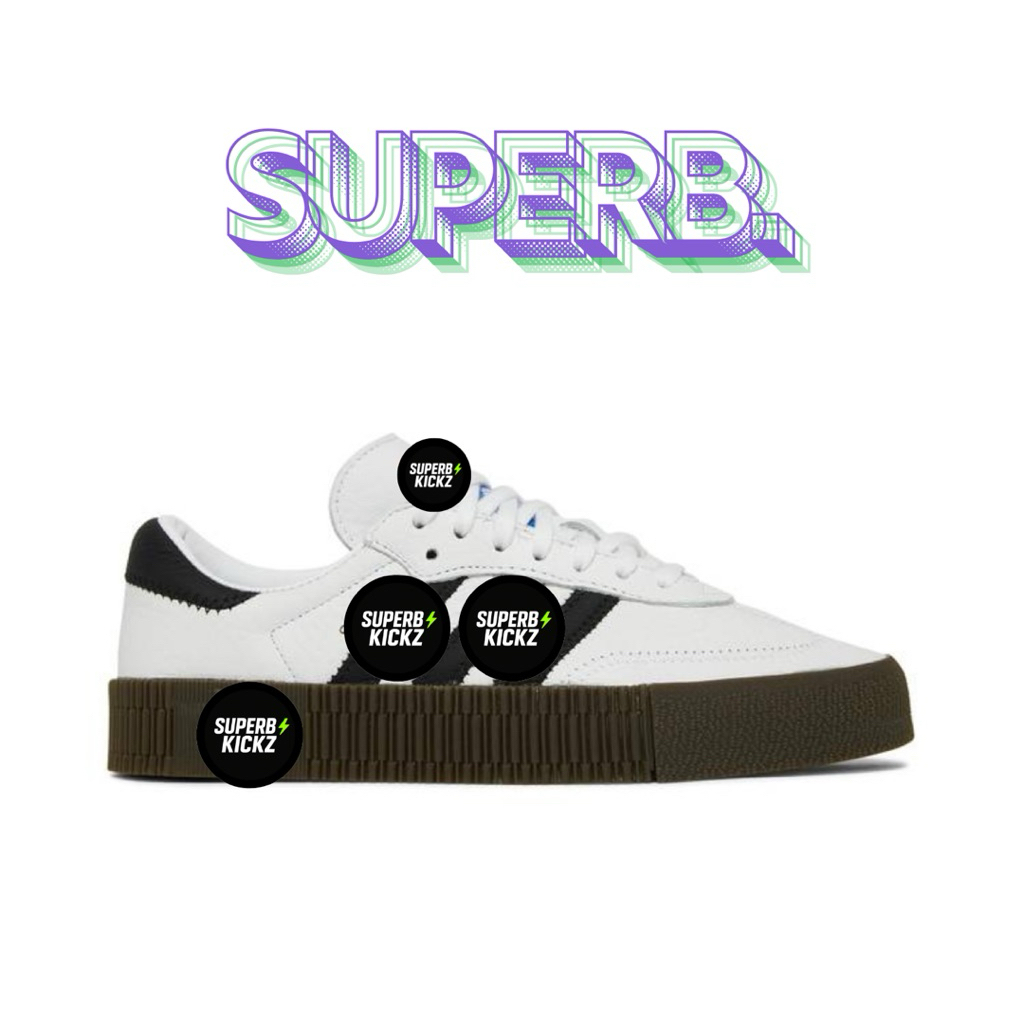 Superb Sneaker Sambarose Cloud White Black