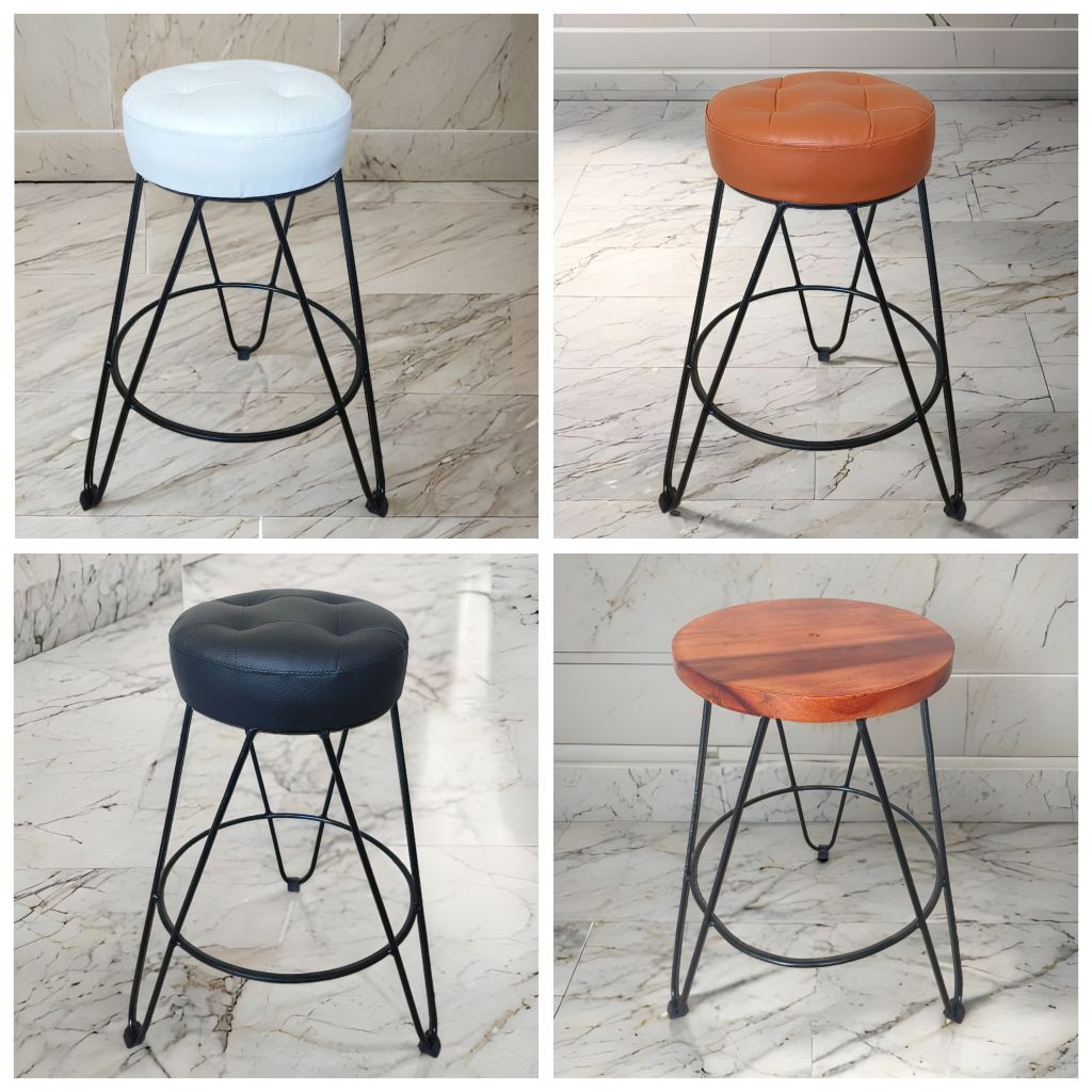 Kursi kafe busa 50 cm busa dan kayu bundar,bangku kafe,bangku bar,kursi santai,kursi plastik,bangku 