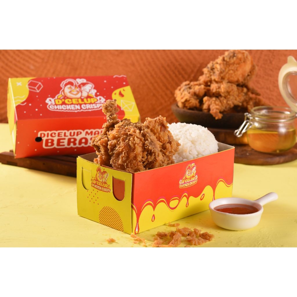 Ayam crispy original+nasi