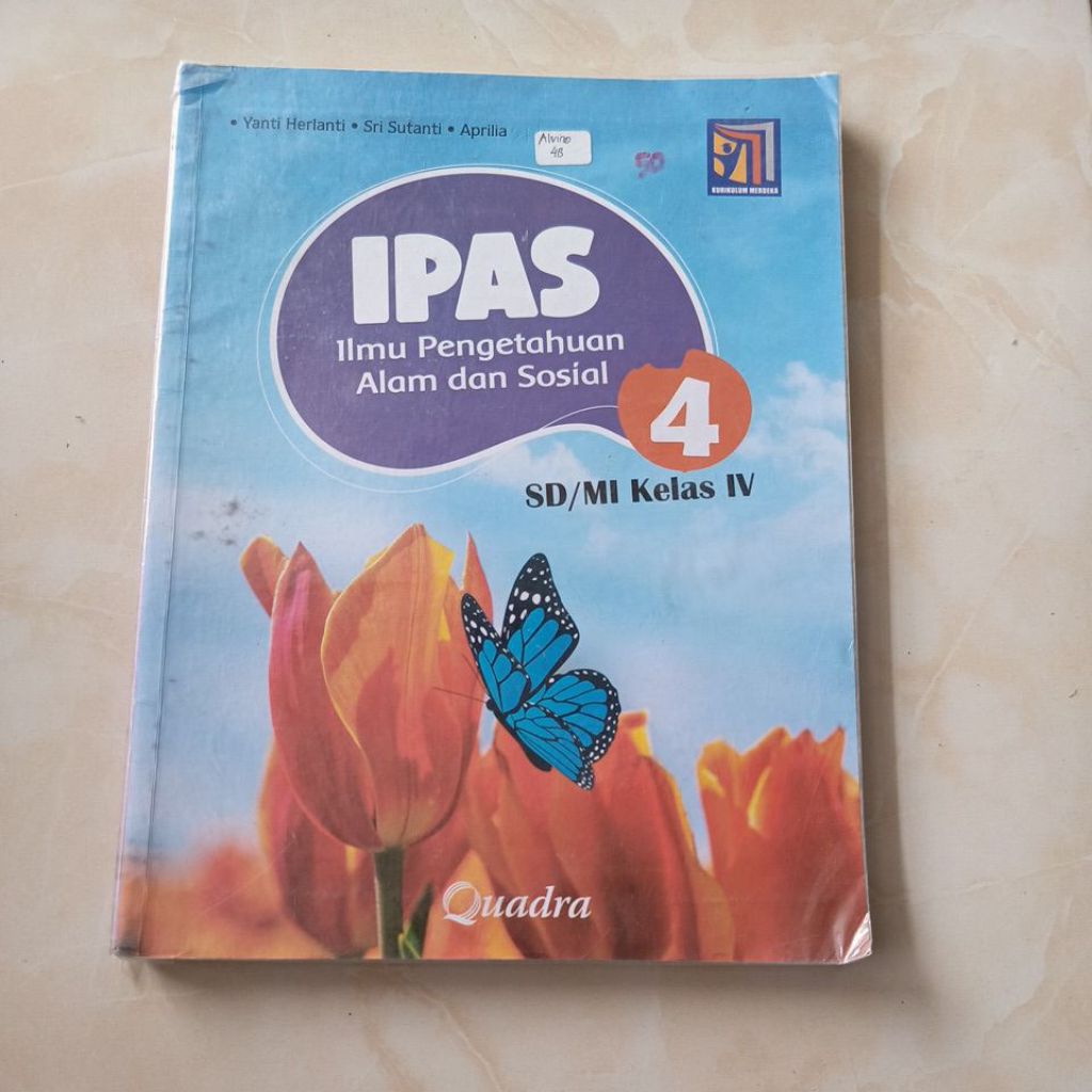 IPAS kelas 4 Kurikulum Merdeka Quadra bekas