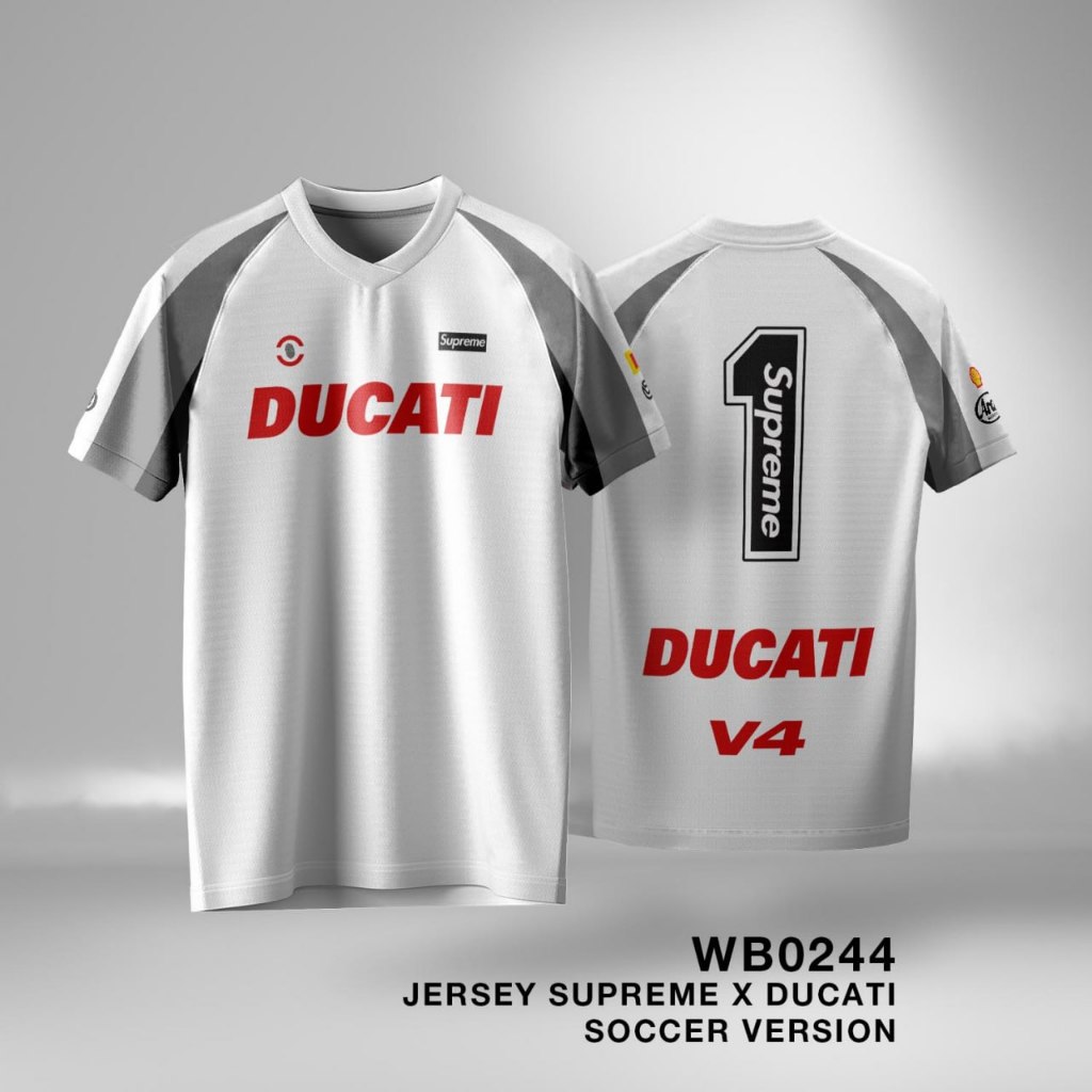 JERSEY OTOMOTIF SUPREME X DUCATI