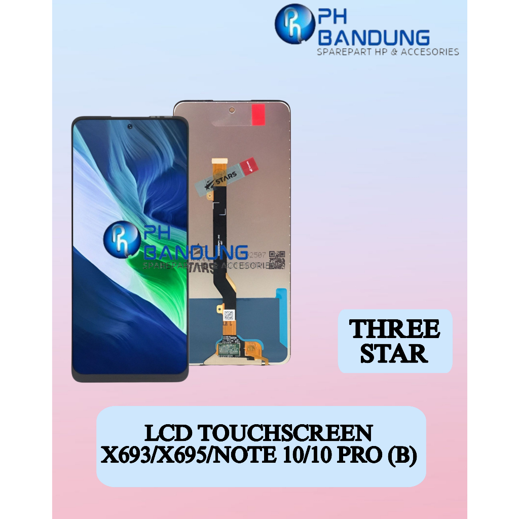 (PH BANDUNG)LCD Fullset Touchscreen X693 / X695 / NOTE 10 / NOTE 10 PRO