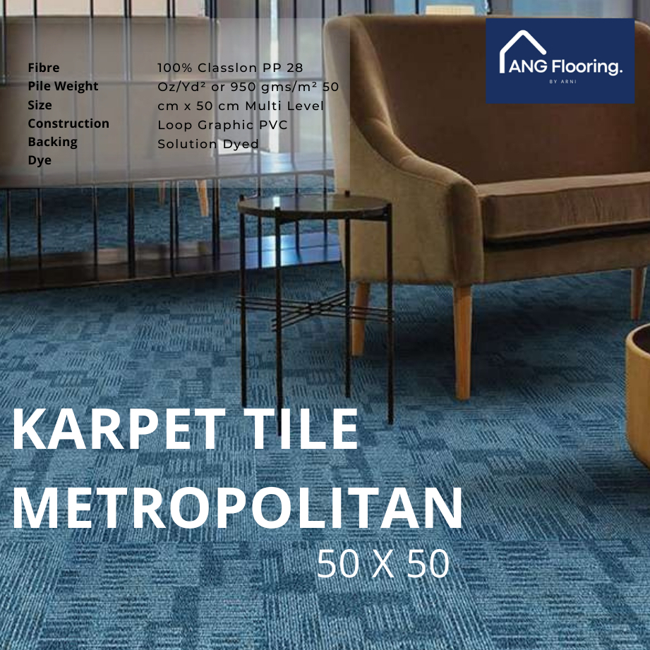 KARPET TILE METROPOLITAN | 50 x 50 | Karpet KANTOR