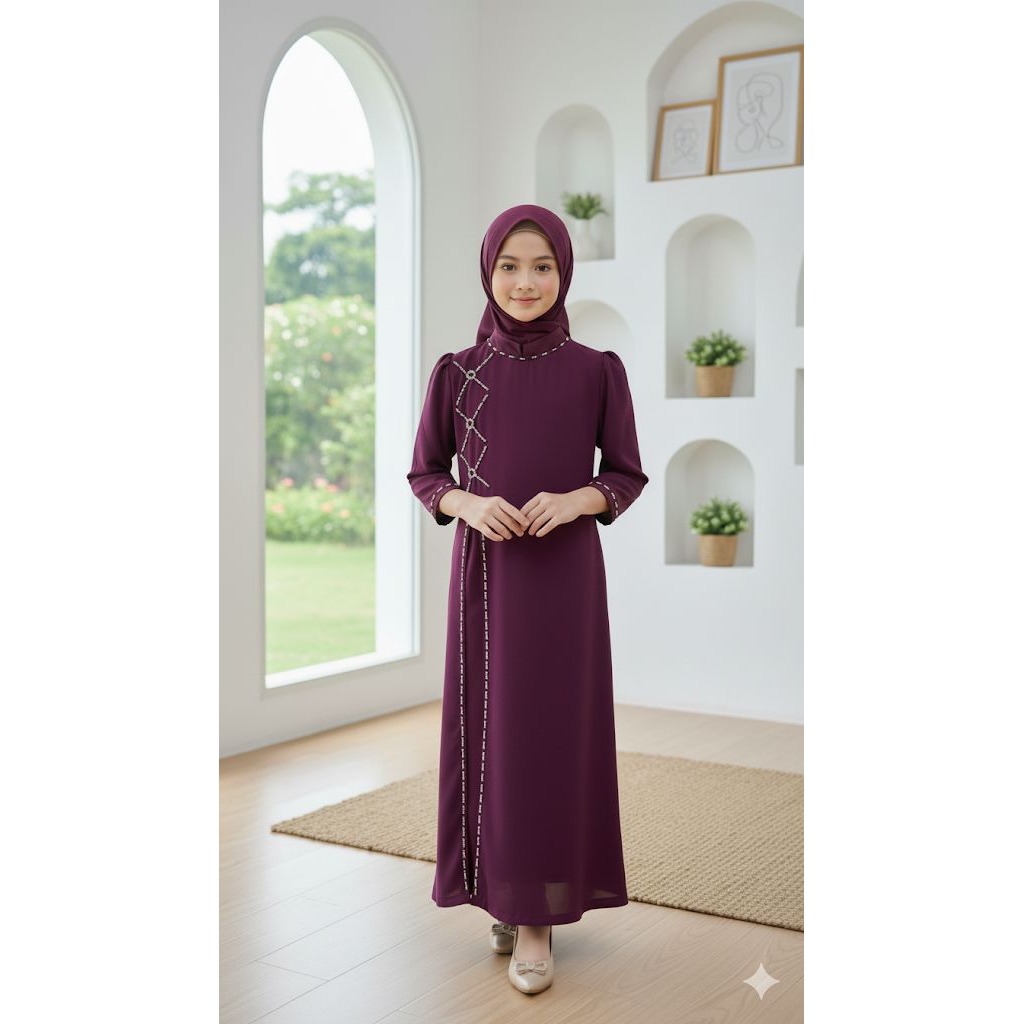 ANAK NADIA DRESS P.O // BRIDESMAID // OOTD HIJAB// DRESS ANAK