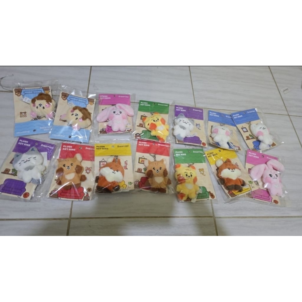 [READY STOCK] DREAMIEZ KEYRING PLUSH EONG JJUN JJED JJOPO KKYUPING LEMYO BAMJJI LINE FRIENDS WITH NC