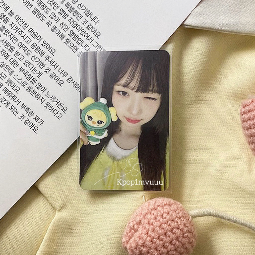 [ READY ] PHOTOCARD OFFICIAL IVE REI MINIVE CHRISTMAS EDITION PLUSH DOLL