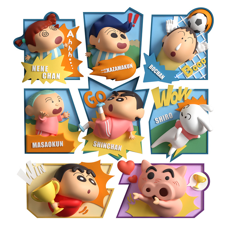 [Beans] Princesshuang28 - Magnet Kulkas Shinchan & Friends | Blind Box Shinchan | Blind Box Magnet S