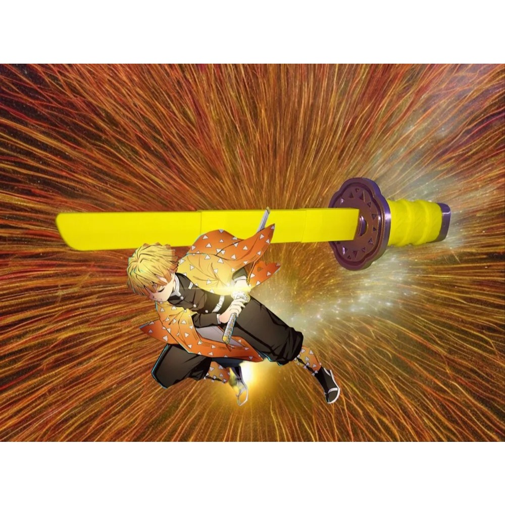 Miniatur Pedang Samurai Agatsuma Zenitsu#NK#1#A628