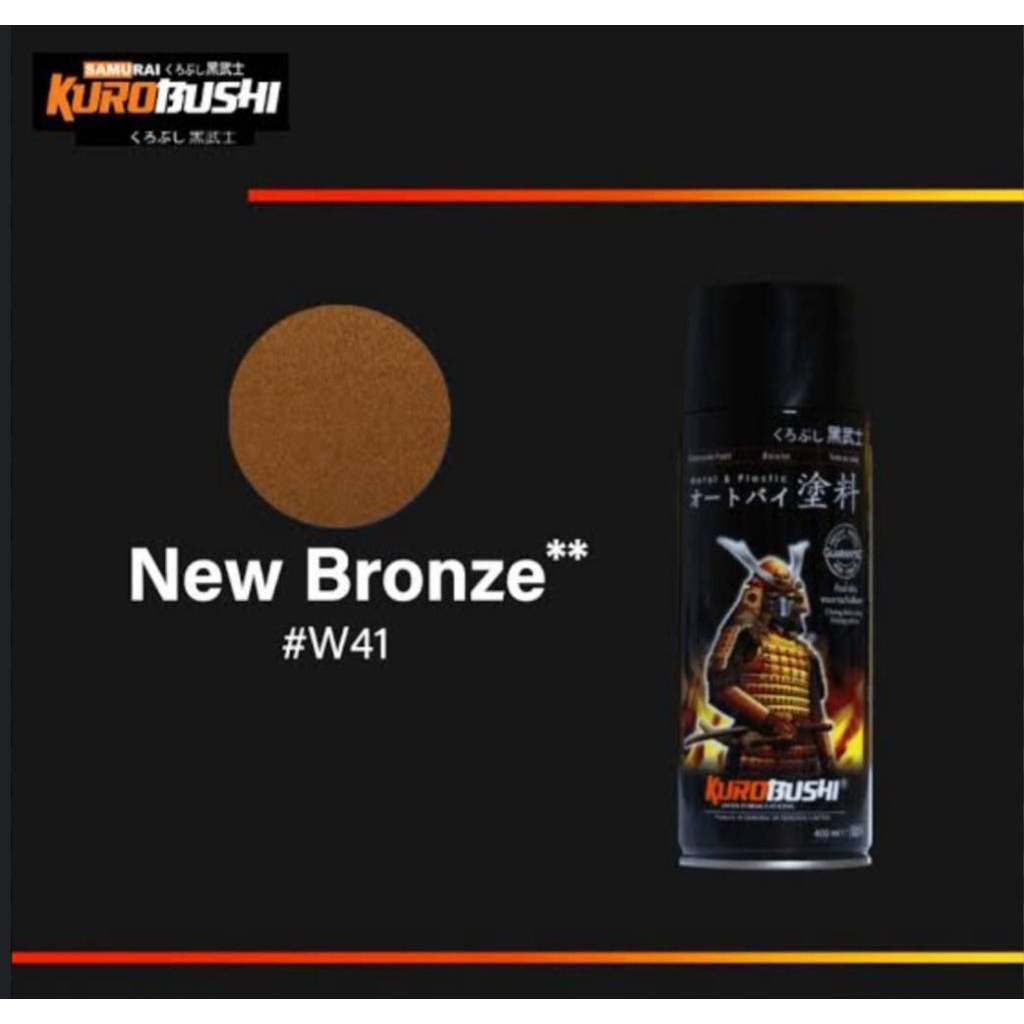 SAMURAI PAINT W41** NEW BRONZE/CAT SEMPROT/PILOX/SPRAY PAINT