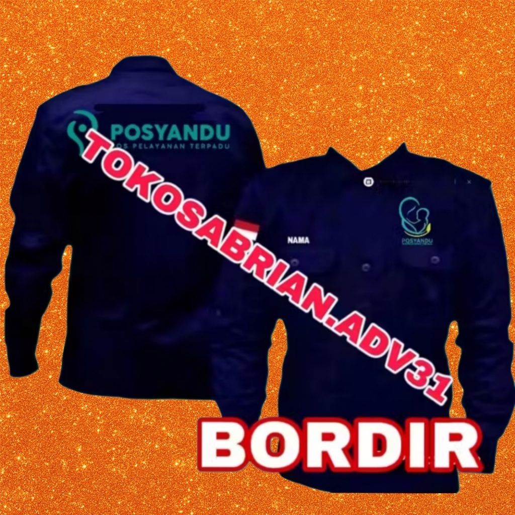 KEMEJA POSYANDU SERAGAM POSYANDU BAJU POSYANDU