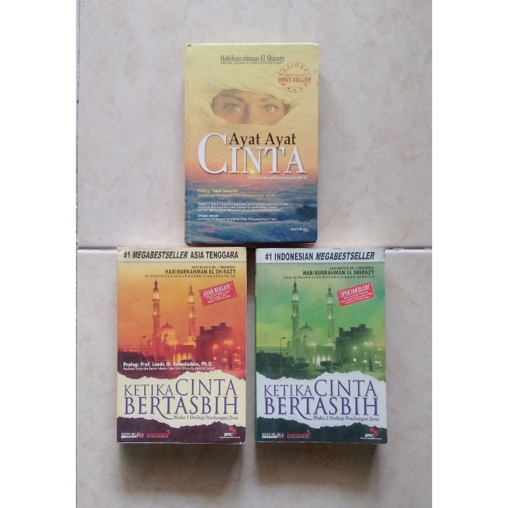 Novel ori Ayat Ayat Cinta dan Ketika Cinta Bertasbih