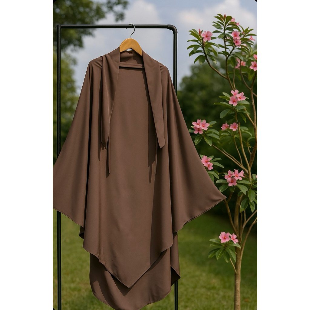 french khimar ilyana silk/fk ilyana silk/fk birra/fk mewah/fk umroh/fk harian/fk adem