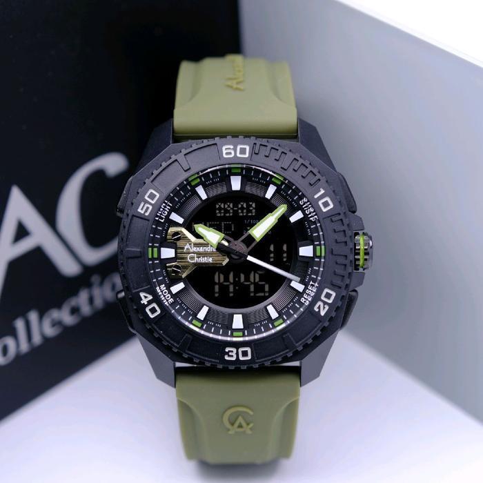 Jam tangan pria alexandre christie 9502 original