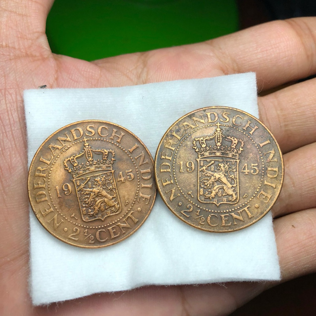 Koin Kuno Benggol Asli 2pcs 1945