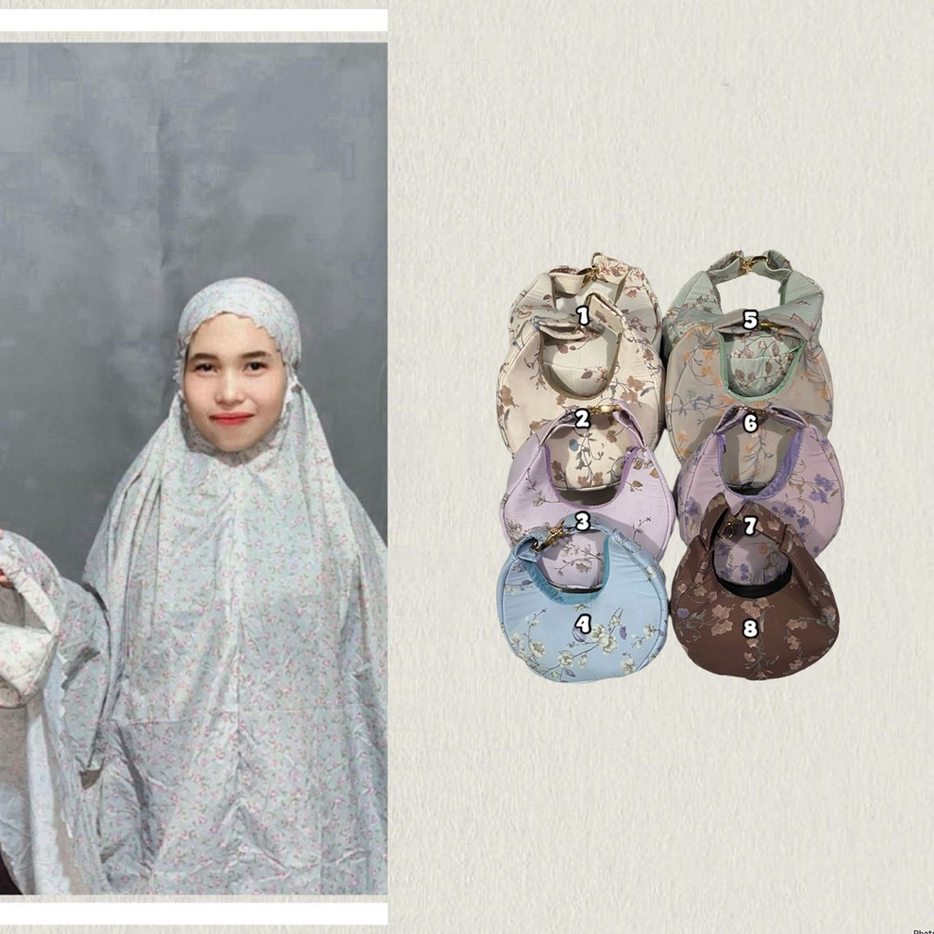 mukena traveling simpel//mukena parasut premium//mukena traveling//mukena simpell