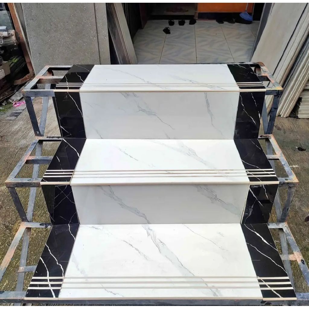 GRANIT TANGGA 30X60 20X60 KOMBINASI CUTOM UKURAN LIST PLINT