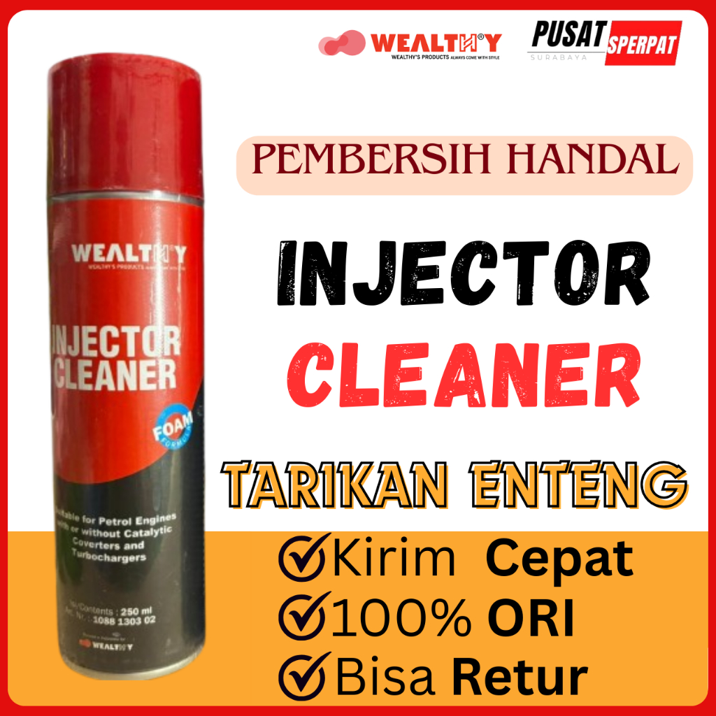 WEALTHY INJECTOR CLEANER PREMIUM PERFORMANCE 325ML PEMBERSIH INJEKTOR MESIN BENSIN
