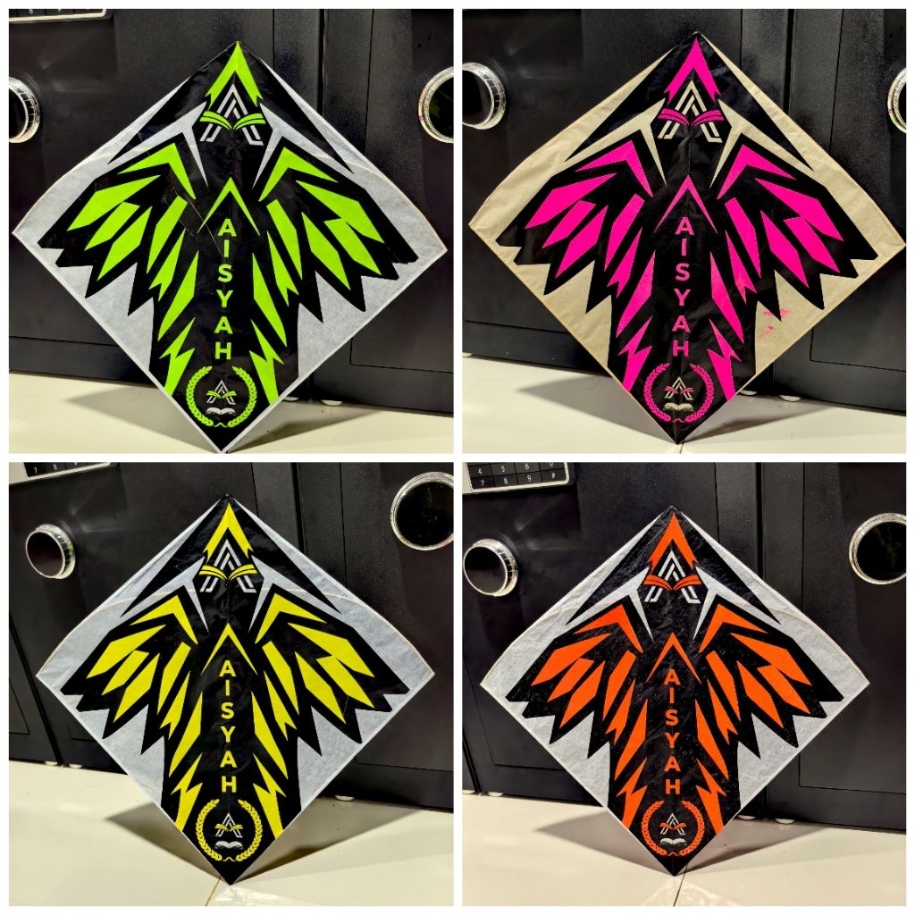 Layangan seot super TOURNAMENT (AISYAH LEGAL INDONESIA) size 53 - 54 (isi 50 layangan)