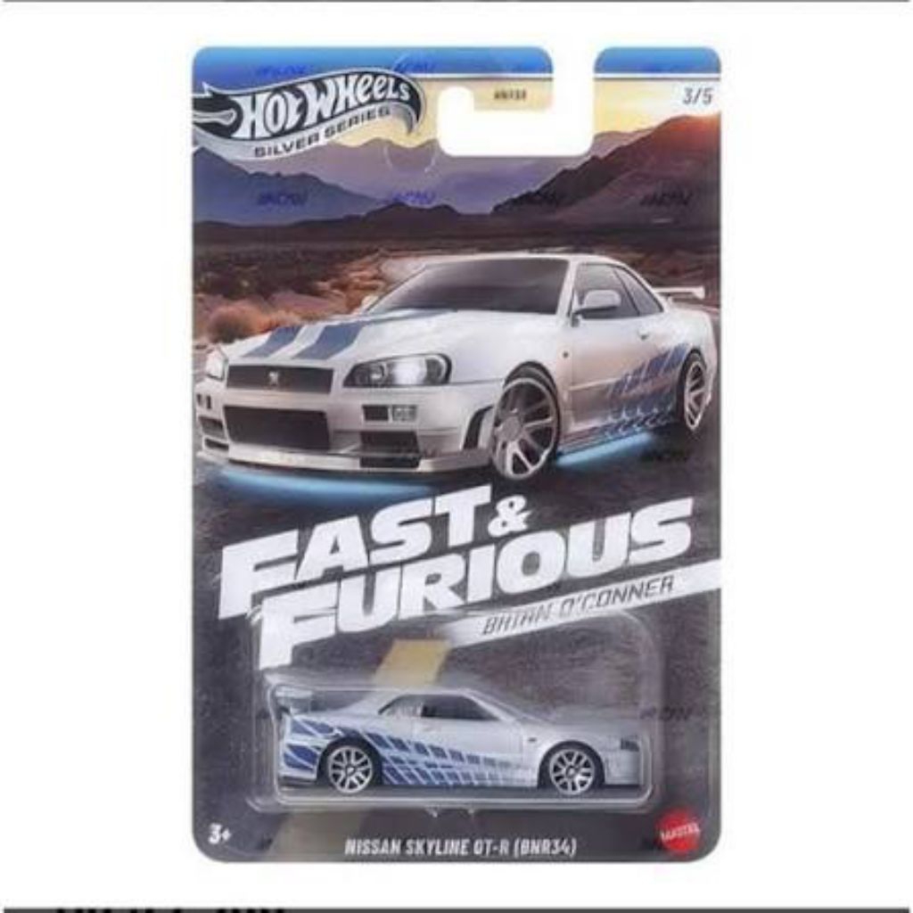 hotwheels fast and furious Nissan Skyline GT-R (BNR34)