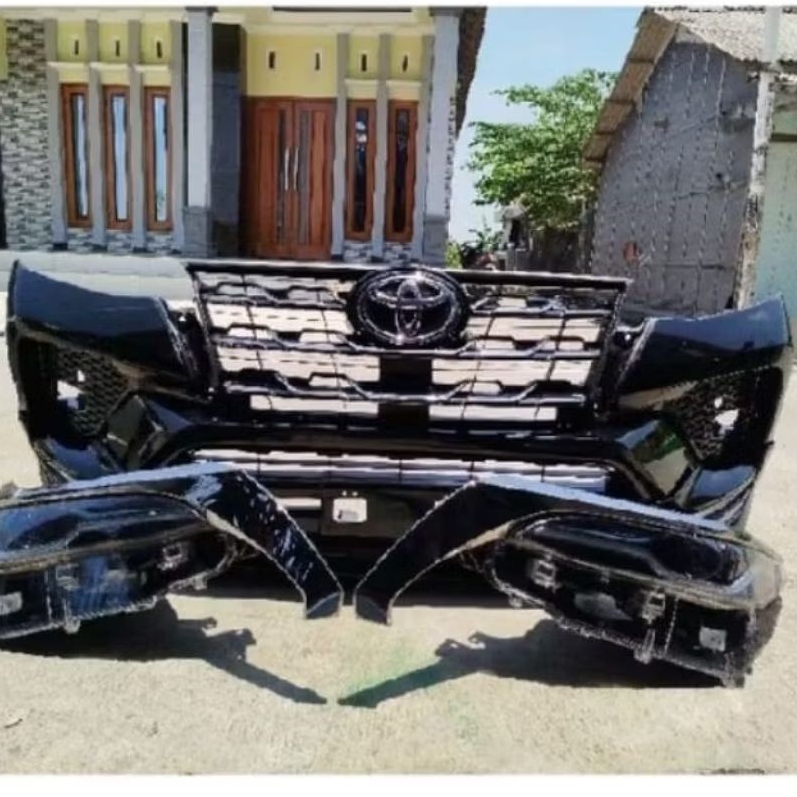 BEMPER DEPAN FORTUNER GR + HEADLAMP