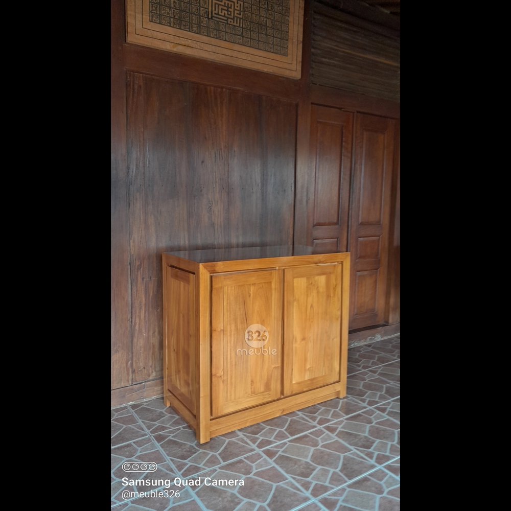 Meja Aquarium Minimalis Jati Mebel Jepara - Bufet Aquarium Minimalis Jati