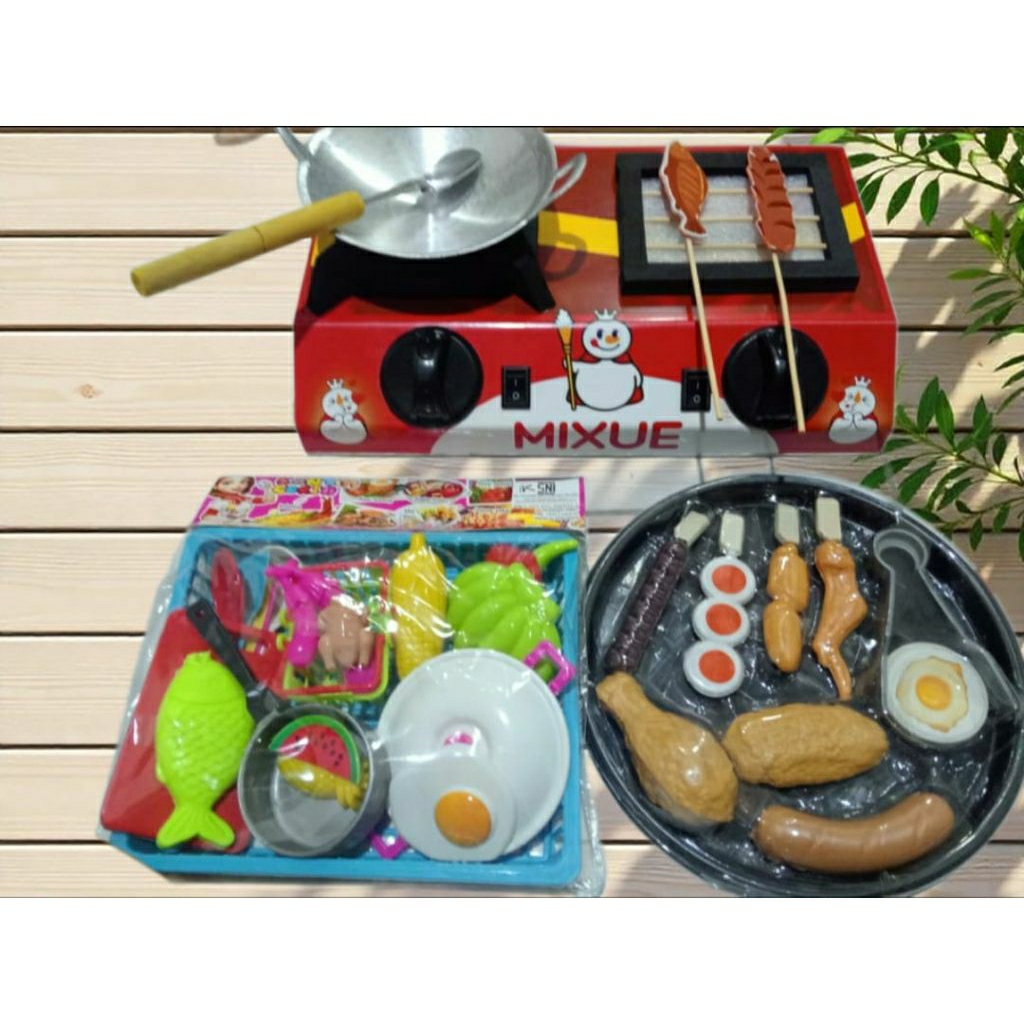 Mainan kompor LED anak bisa nyala