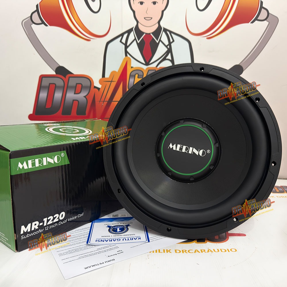 Subwoofer Mobil 12 Inch Merino Double Voice Coil Speaker 12 Inch