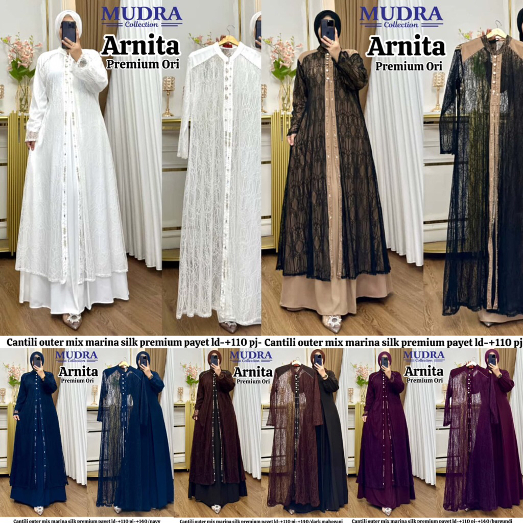 GAMIS DRESS ARNITA ORIGINAL BY MUDRA