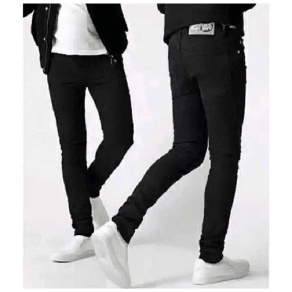 Celana Jeans Pensil Pria / Jeans Pensil Hitam / Jeans Slimfit pria / Celana panjang Jeans Premium